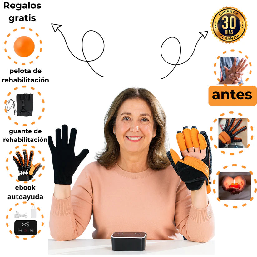 Guantes de rehabilitación de manos